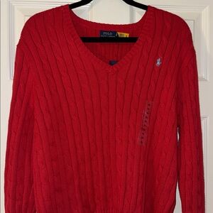 New Polo Ralph Lauren v neck sweater